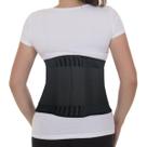 Cinta Abdominal Em Neoprene Com Hastes Flexiveis Preto Tamanho Único - Artipé