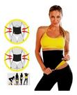 Cinta Abdominal Neoprene Lombar Redutora Medidas Efeito Sauna Fitness Queima Gordura Unissex Off