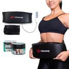 Cinta Abdominal Vibratória Modelador e Redução Medidas Fitne