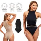 Cinta Body Modelador Afina Cintura Collant Gola Alta Elástico Realça Curvas Compressor Sem Bojo