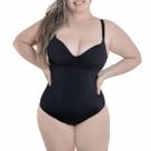 Cinta Body Modeladora Com Compressão E Bojo Plus Size Vi Lingerie