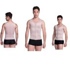 Cinta Camisa Masculina Regata Masculino Modeladora Pós Cirúrgico Operatório Ginecomastia Lipoaspiração Abdominal 1620