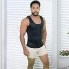 Cinta Colete Cirúrgico Masculino Modeladora Afina Cintura
