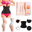 Cinta Compressiva Modeladora Corset 6 Niveis Ajuste 4 Barbatanas