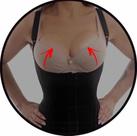 Cinta Corselet Modelador Alta Compressão Aumenta Seios 2x Cinta Corselet Modelador Alta Compressão Aumenta Seios 2x