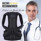 Cinta De Alinhamento De Coluna Postural Com Hastes De Força E Cinto Abdominal Para Apoio Total