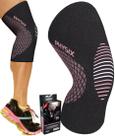 Cinta de apoio de joelho Physix Gear Premium Recovery Pink XL Cinta de apoio de joelho Physix Gear Premium Recovery Pink XL
