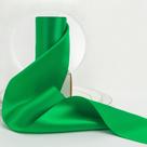 Cinta de raso HUIHUANG color verde esmeralda, 10 m x 10 cm