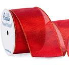 Cinta Decorativa Metálica con Alambre Ribbli 6,35 cm x 9,1 m Roja Cinta Decorativa Metálica con Alambre Ribbli 6,35 cm x 9,1 m Roja