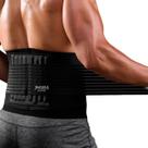Cinta Faixa Abdominal Compressiva C/ 8 Barbatanas na Coluna Hernia de Disco Artrose
