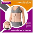 Cinta faixa elástica abdominal 3 painéis - Hidrolight
