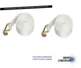 Cinta fita amarração carga 5 toneladas (kit 2 unid.)