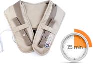 Cinta Massageadora De Ombros Pescoço Shiatsu Com Aquecimento Relaxamento Corporal Contra Dor