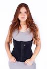 Cinta modeladora faixa abdominal com alça 16 barbatanas (shapewear power)