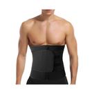 Cinta Modeladora Masculina De Neoprene Vensslim Para Treino E Sauna, Cinto De Suor Com Alças