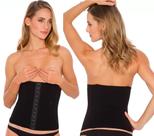 Cinta Modeladora Plié Corset Control Classic Preta - 50320