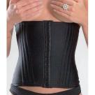 Cinta Modeladora Preta 12 Barbatanas Redutor Medida Abdominal Feminina Cetinete Alta Qualidade M