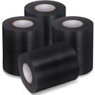 Cinta para Esterilla de Ejercicio Pangda 4 Rollos 10 cm x 20 m PVC Negro