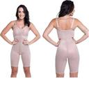 Cinta Pós Cirúrgica Colchetes Com Short Alça Fecho Frontal Abdominoplastia Lipoaspiração Prótese Silicone Biobela 1601