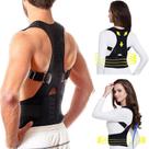 Cinta Postural Profissional Magnética Corretor de Coluna Ajustável para Máximo Suporte e Conforto