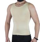 Cinta Regata Camisa Masculina Modela Cintura Reduz Medida Esconde Barriga Alta Compressão do Abdômen Alívio Dores lombar VCC