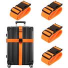 Cintas para Mala Chelmon Aprovadas pela TSA, Kit com 4, Laranja