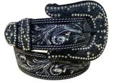 Cinto 363 Feminino Strass - Couro - PAUL WESTERN Ref:000042 Cinto 363 Feminino Strass - Couro - PAUL WESTERN Ref:000042