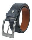 Cinto Belt Largo Masculino Social Couro Preto 3,5Cm M G GG