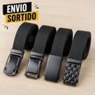 Cinto casual fibra sintetica de polipropileno, com fivela de encaixe por pressao