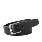 Cinto Casual Masculino de Couro Fossil Joe Tamanho 36 Preto 3,8 cm