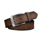 Cinto Casual Unissex Retro Em Couro PU Estilo Ocidental Com Fivela De Metal Para Uso Diário No