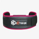 Cinto Cinturão Nc Extreme Cross Training LPO Musculação - Preto/Rosa