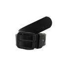 Cinto Classe Couro Legítimo Masculino Preto Casual Tamanho Ajustável CM83