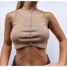 cinto colar corporal bodychain duplos acinturado unissex para homens e mulheres