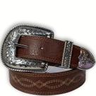 Cinto Com Fivela Country Feminina Costurado Oklahoma Country