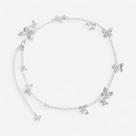 Cinto Corrente Butterfly Feminino Prata