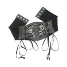 Cinto Corset Feminino Retrô Com Fivela De Pino E Renda Elástica, Estilo Gótico Punk, Faixa De Cinto Corset Feminino Retrô Com Fivela De Pino E Renda Elástica, Estilo Gótico Punk, Faixa De