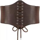 Cinto Corset Vintage Largo para Fantasias Medievais