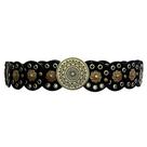 Cinto Country Boho Feminino Rodeio Fivela Metal Moda Cowgirl