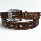 Cinto Country De Couro Masculino Bordado Oklahoma Country Cinto Country De Couro Masculino Bordado Oklahoma Country