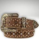 Cinto Country Feminino Brilhante Pedraria Festa Rodeio New