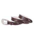 Cinto Country Feminino Peão Cowgirl Cravejado Pedraria Fivela Grande