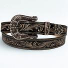 Cinto Country Feminino Strass Marrom Paul Western 363