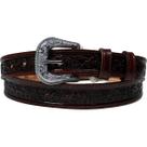 Cinto Country Infantil Com Fivela Cowboy Couro Legitimo New