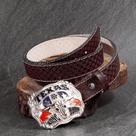 Cinto Country Masculino Couro Entalhado Western Texas Rodeio Cinto Country Masculino Couro Entalhado Western Texas Rodeio