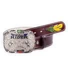 Cinto Country Masculino Couro Fivela Western Pro Rodeo Cinto Country Masculino Couro Fivela Western Pro Rodeo
