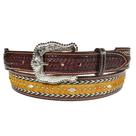 Cinto Country Masculino Detalhe Tipo Crina Paul Western 400
