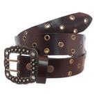 Cinto Country Muladeiro Feminino Fivela de Strass Brilho Ilhós Ouro Velho