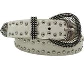 Cinto Country Unissex Cowboy Metal Detalhe Bolinhas Zx-m-04 Cinto Country Unissex Cowboy Metal Detalhe Bolinhas Zx-m-04