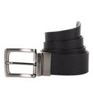 cinto couro preto Ellus